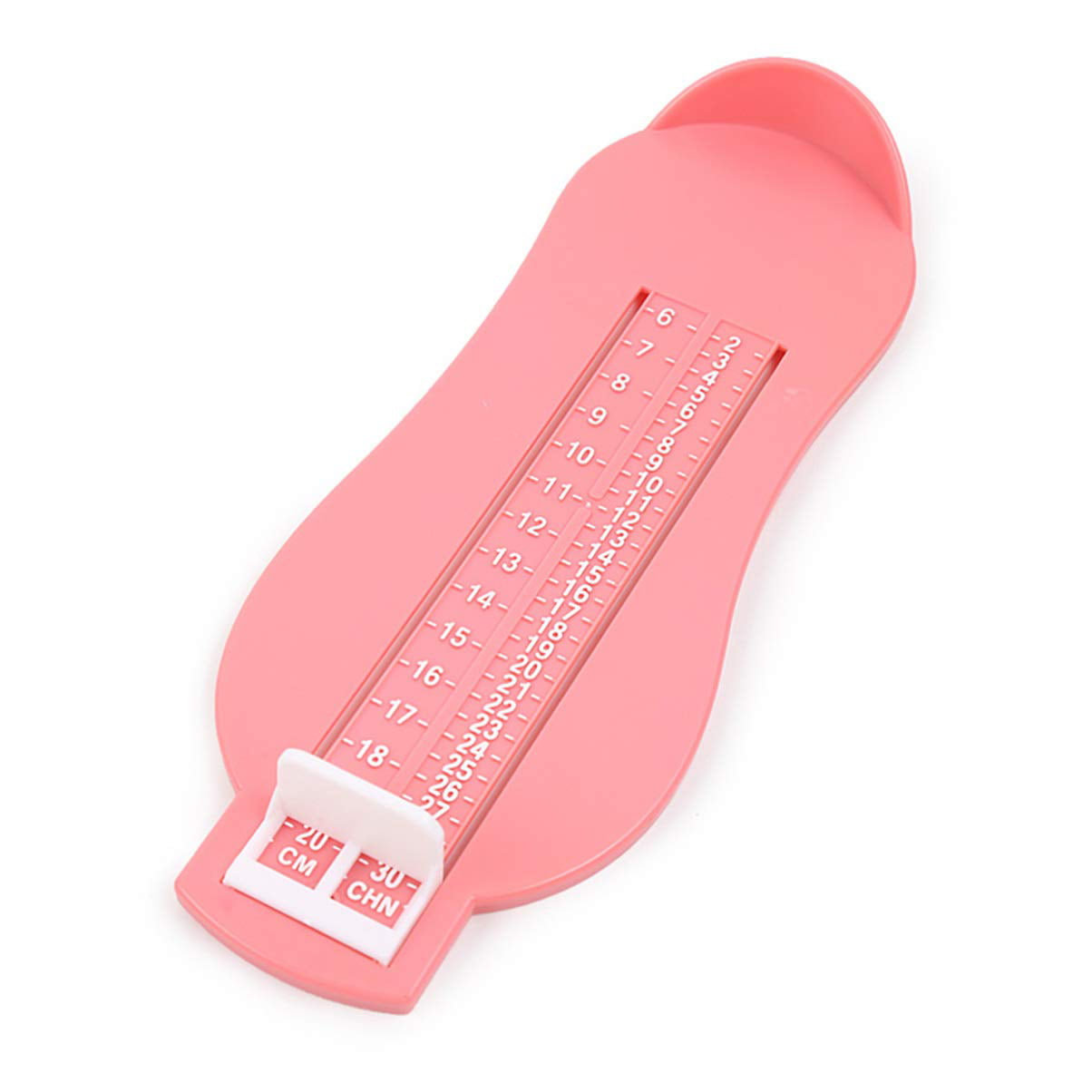 Plain Pink DOITOOL Foot Measuring Device Baby Kids Foot Length Measure Tool Shoes Size Measuring Gauge 