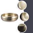 thumbnail image 3 of Luxshiny Stainless Steel Cereal Bowls Large Capacity For Holding Grains And Pasta 1Set Golden Color Kitchen Metal Bowls, 3 of 8