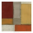 thumbnail image 3 of Vess, June Erica 12x12 Black Modern Framed Museum Art Print Titled - Red Sector I, 3 of 5
