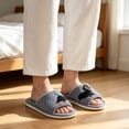 thumbnail image 6 of Knivor Cute Animal Slippers for Women Dachshund Sausage Dog Embroidered Corduroy Open Back House Slippers Warm Non Slip Cozy Indoor Bedroom Slide Slippers, 6 of 9