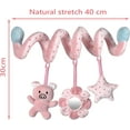 thumbnail image 6 of Car Seat Toys for Baby 0-6 Months, Pink Piggy Spiral Plush Toy for Crib Carseat with Mirror Rattles Baby Essentials, 6 of 7