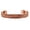 Braided 3, variant on by Touchstone Copper magnetic bracelet Tibetan style. Hand forged with solid and high gauge pure copper. Delicate brass inlay.