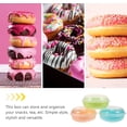 thumbnail image 4 of FYBTOF Conteneur de Bagel Frais, Conteneur de Beignet Frais, Boîte de Rangement Hermétique Réutilisable pour Pain Fait Maison 3 Pcs-4240, 4 of 5