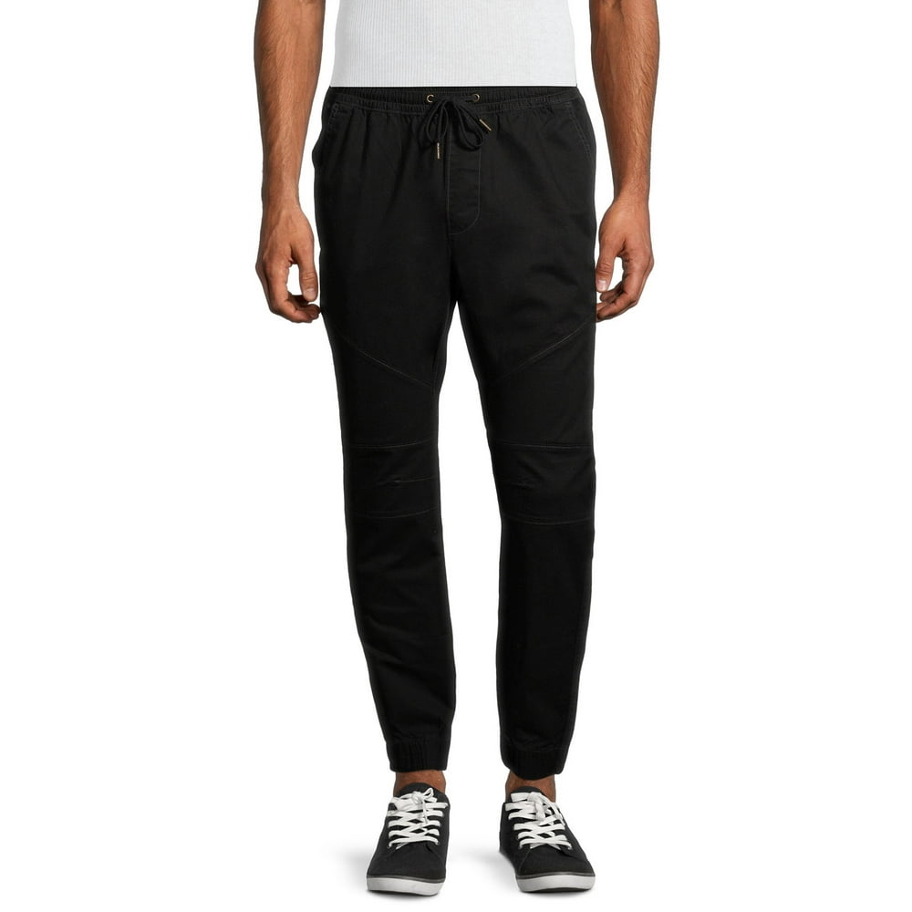 no boundaries men's twill jogger pants