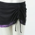 thumbnail image 6 of Sngxgn Women Two Piece Swimsuit Retro Halter High Waist Bikini(Purple,XXXXL), 6 of 9