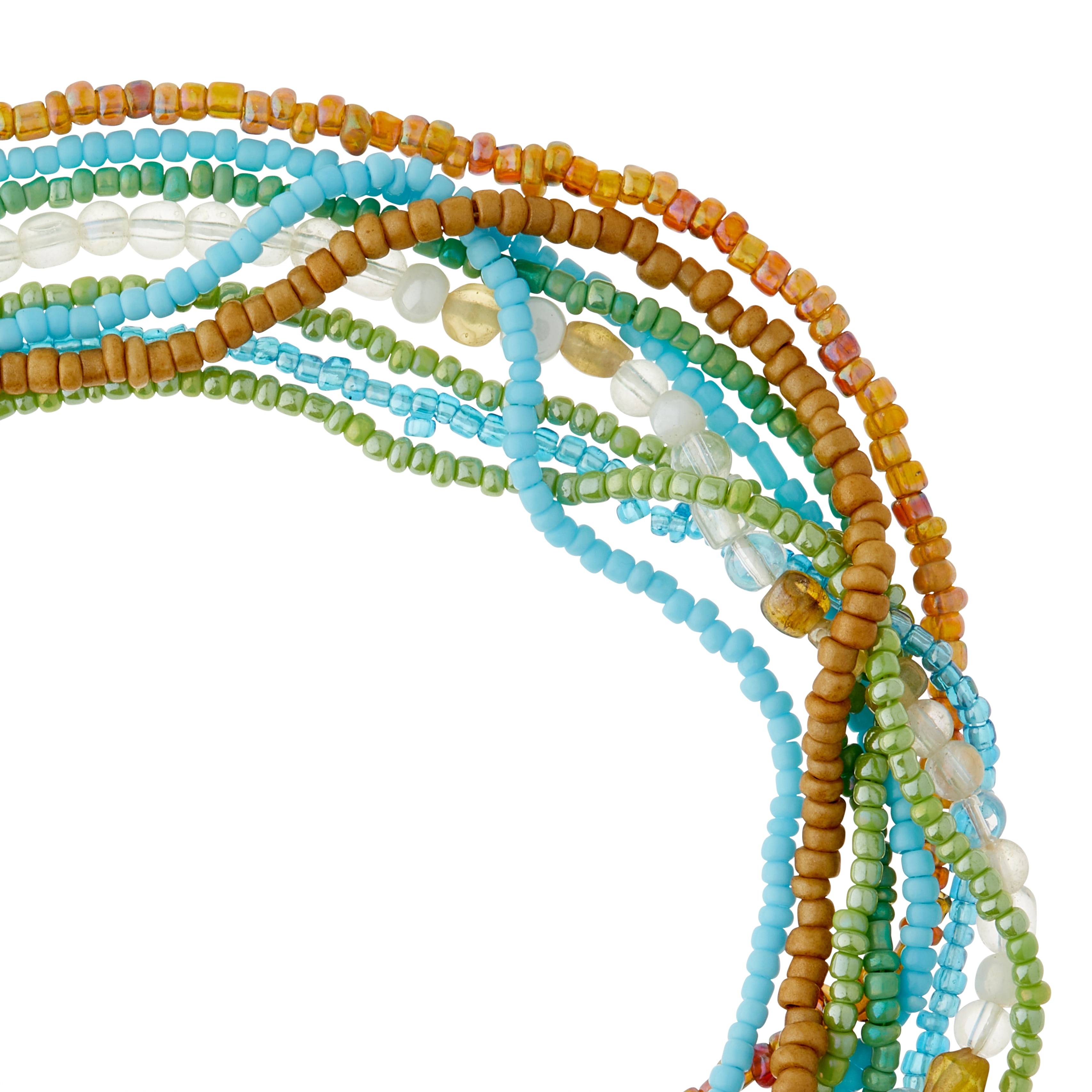 Bead Landing Multicolor Glass Mix Beads, 12 Pack