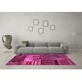 thumbnail image 3 of Ahgly Company Indoor Rectangle Patchwork Pink Transitional Area Rugs, 3' x 5', 3 of 4