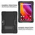 thumbnail image 3 of FIEWESEY for Dragon Touch K10 Case,Heavy Duty Shockproof Rugged Protective Case for Dragon Touch K10/GTYD 10 inch/Foren-Tek 10 inch/TAGITAL 10 inch Tablet+Screen Protector (Black/Black, 2 Pack), 3 of 7