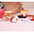 thumbnail image 4 of Soporte para cubiertos de Navidad, nuevo Papá Noel, muñeco de nieve, alce, múltiples estilos, tenedor, cuchara, bolsas, regalo, cubiertos, Kits de decoración para fiestas cara redonda/muñeco de nieve Toystoory HA070140-02B, 4 of 6