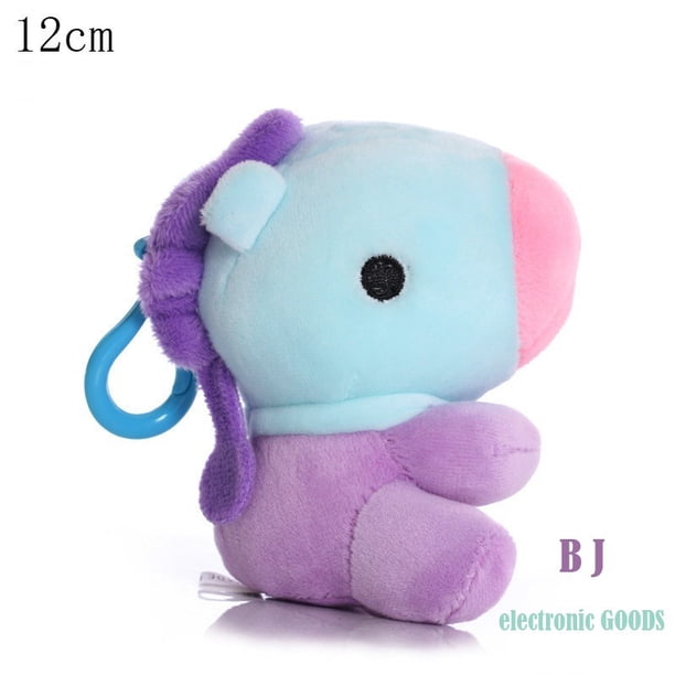 Kpop bts bt21 12cm cartoon soft toy chimmy cookie koya mang rj shake tata soft toy bt21 doll breloczek prezent Gao Jiahui unisex