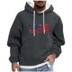 thumbnail image 2 of Sudadera con capucha para hombre, informal, a la moda, con estampado, con cordón, de manga larga, de poliéster, 2 of 5