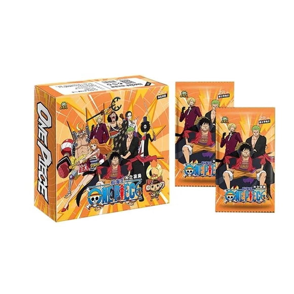 DMH One Piece Collections Rare Cards Box Booster Pack Anime Luffy Zoro Nami Chopper TCG Game Collectibles Card Child Birthday Gift