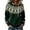 Army Green_AD04, variant on St Patricks Day Sweatshirt Women Casual Summer Tops Shamrock Print Hoodies with Pockets Long Sleeve Waffle Spring Shirts Fluorescent Green M
