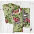 thumbnail image 5 of "S4Sassy Beige Leaves & Peony Floral Holiday Parties Cloth Table Linen Re-Usable Dinner Napkins Set 20 x 20""(Pack of 6)", 5 of 8