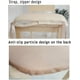 thumbnail image 3 of Nvzi Cojines para silla de comedor de algodón para silla de cocina con lazo (café, juego de 4), 3 of 5