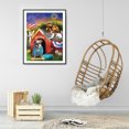 thumbnail image 4 of Cuadros Decorativos 5D Diamond Painting American Dog Full Round Drill DIY Picture Kits (L3066) Wdftyju embutido en tela, 4 of 9
