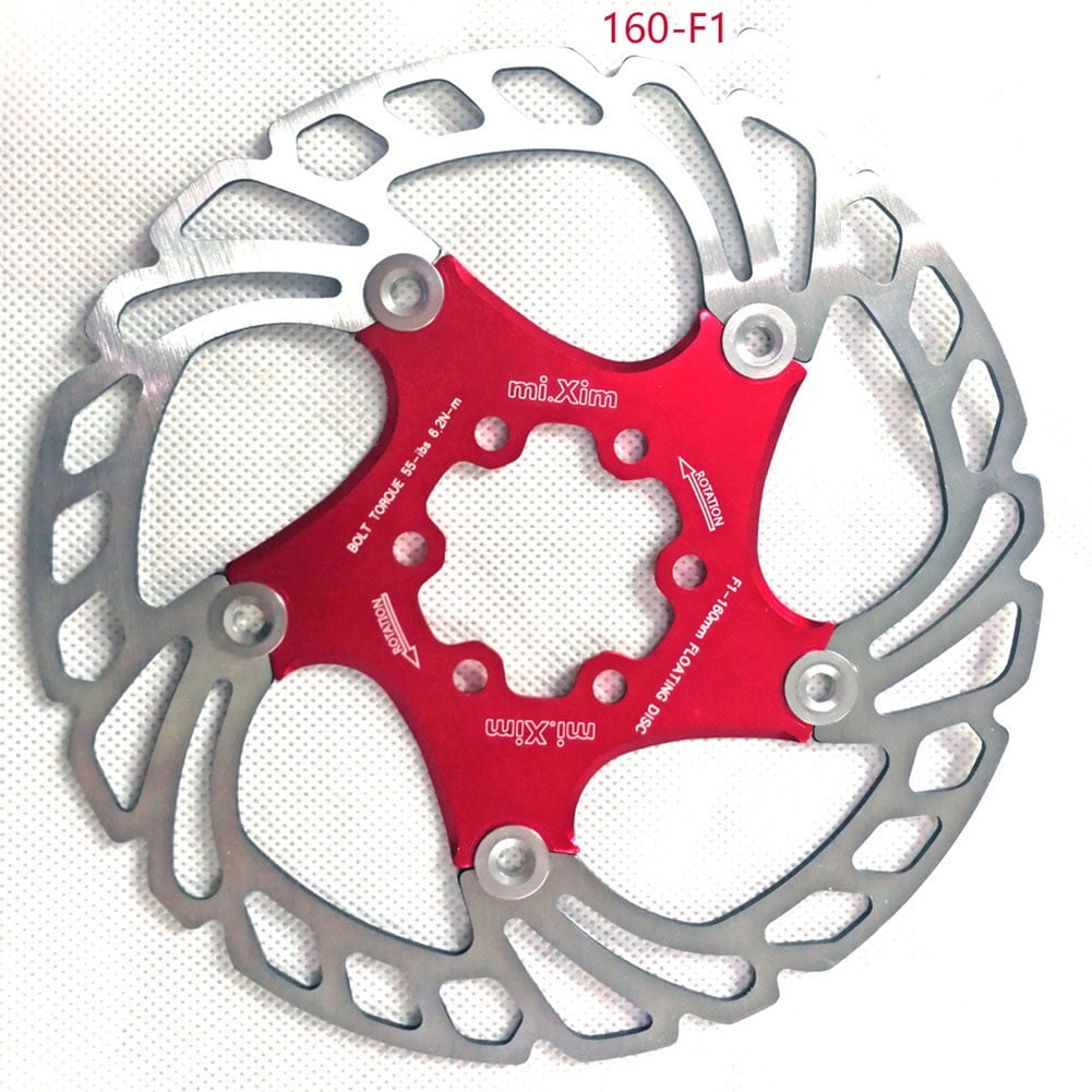 MTB Bicycle Hydraulic Disc Brake 160//180//203mm Floating Disc Brake 6 Bolts Rotor