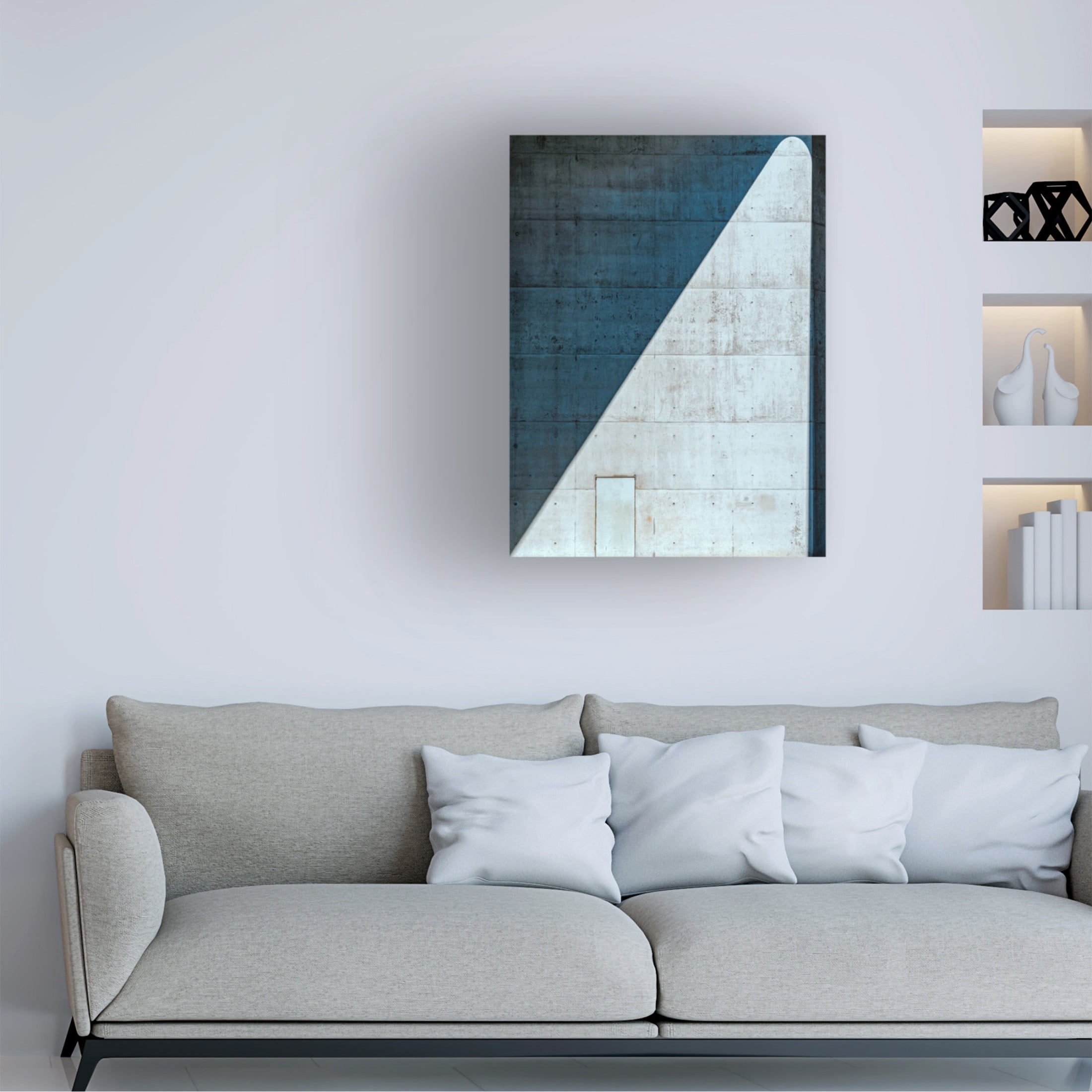 Canvas Wall Art - Andreas Bauer 'Enlightened Door' Wall Art for Living Room, Bedroom, or Office Décor by Trademark Fine Art - 35 x 47 Inches