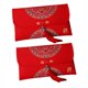 thumbnail image 1 of 2 sobres rojos de tela de año Nuevo Chino, bolsillos para dinero de la , sobres para tarjetas de regalo de boda Hongbao, paquetes rojos para Fugui, 1 of 8