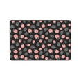 thumbnail image 4 of DouZhe Cartoon Funny Pink Ladybugs Rugs Doormat, Non-Slip Machine Washable Carpets Floor Door Mat , 36" x 24", 4 of 6