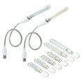 thumbnail image 1 of Uxcell 1W 2W Luces USB Portátiles con Cables Flexibles de Gooseneck, Blancas y Cálidas, Paquete de 10, 1 of 7