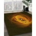 thumbnail image 2 of Ahgly Company Indoor Square Patterned Black Bean Brown Area Rugs, 8' Square, 2 of 6