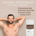 thumbnail image 4 of MAGSOL Organics Natural Deodorant for Men | Aluminum Free | Baking Soda Free | Magnesium Deodorant | Sandalwood, 3.2 oz, 4 of 7