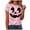Pink, variant on CFXNMZGR Summer Halloween Halloween Oversized Shirts for Women Spooky Season T-Shirt Halloween Pumpkin Costume Ghost Fall Tees Top (Orange,M)