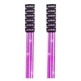 thumbnail image 1 of 12 piezas de pinzas de oropel para el cabello para niñas, extensiones de cabello brillantes con reflejos y purpurina Violeta oscuro, 1 of 8