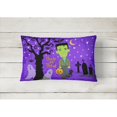 thumbnail image 2 of Carolines Treasures VHA3021PW1216 Halloween Frankie Frankenstein Canvas Fabric Decorative Pillow  12H x16W multicolor, 2 of 3