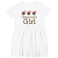 thumbnail image 3 of Inktastic Grammy's Girl Daisies Girls Toddler Dress, 3 of 5