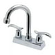 thumbnail image 1 of Llave Mezcladora Lavabo Metálico Cromado Con Manerales Pluma Idrop Cuerpo Metálico, 1 of 3