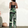 thumbnail image 4 of Fankiway Mode Femmes Été Col Rond Imprimé Décontracté Sans Manches Haut+pantalon Ensemble Vêtements d'Entraînement Femmes Ensembles de Vêtements Femmes, 4 of 8