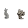 thumbnail image 1 of Figura de escritorio,Estatua de gato,linda estantería,escritorio,decoración del hogar,Figuras de búho,Figuras de búho,animales artificiales,artesanías,decoración del hogar,Figura en, 1 of 8