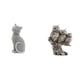 thumbnail image 1 of Estatua de resina de gato y búho, figura decorativa, adorno coleccionable, escultura para entrada, estantería, sala de estar, dormitorio, oficina, arm, 1 of 8