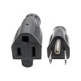 thumbnail image 3 of Eaton Tripp Lite Series Rallonge Électrique, NEMA 5-15P à NEMA 5-15R - Robuste, 15A, 120V, 14 AWG, 10 Pieds (3.05 m), Noir - Câble d'Extension Électrique - NEMA 5-15 (F) à NEMA 5-15P (m) - AC 110 V - 10 Pieds - Noir, 3 of 7
