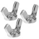 thumbnail image 1 of Tuercas roscadas para sujetadores, piezas para máquina, tuercas de mariposa de 15 mm, acero inoxidable, 3 piezas, 1 of 6