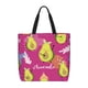 thumbnail image 1 of Balery Pink Green Avocado Bolsa de Mano para Mujeres con Cremallera, Bolsa de Gimnasio con Compartimentos, Bolsa para Laptop, Bolsa para Trabajo, 1 of 7