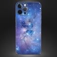 thumbnail image 4 of DesignSkinz Blue & Purple Mixed Universe Full-Body Skin Decal Wrap Cover for iPhone 15 Pro, 4 of 9