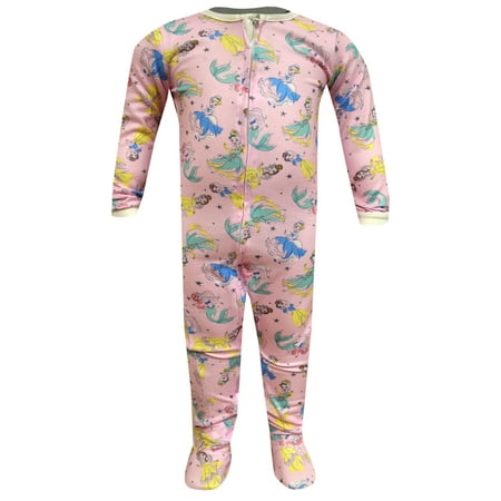 

Komar Kids Girls Disney Baby Little Princesses Knit Infant Onesie Sleeper (24 mo)