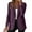 Dark Purple #29, variant on Women Suits Jacket Work Tweed Fashion Blazers Long Sleeve Oversized Summer Lapel Collar Dressy Blazer Button Casual Clearance Lightweight Solid Mujer Open Front Dark Purple L