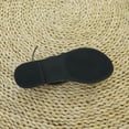 thumbnail image 5 of DIVVce Braided Lace Up Flat Sandals For Women Open Toe Tie Back Comfort Casual Footwear, 5 of 8