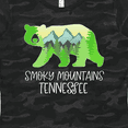 thumbnail image 4 of Inktastic Smoky Mountains, Tennessee- Mountains and Bear Shape Women's T-Shirt, 4 of 5