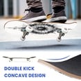 thumbnail image 6 of 31"x8" Intricate Floral Mandala Sun Complete Skateboards for Beginners, Double Kick 7 Ply Maple Deck Skateboard with Wheels, Gifts for Kids Teens, 6 of 8