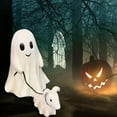thumbnail image 3 of Halloween Ghost Walking Dog Statue 2024, Ghost Walking His/Her Ghost Dog Spooky Ghost Dog Halloween Figurine(Boy+Girl), 3 of 6