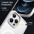 thumbnail image 6 of JETech Magnetic Case for iPhone 12 Pro Max 6.7-Inch Compatible with MagSafe, Translucent Matte Back Slim Shockproof Phone Cover (Gray), 6 of 6