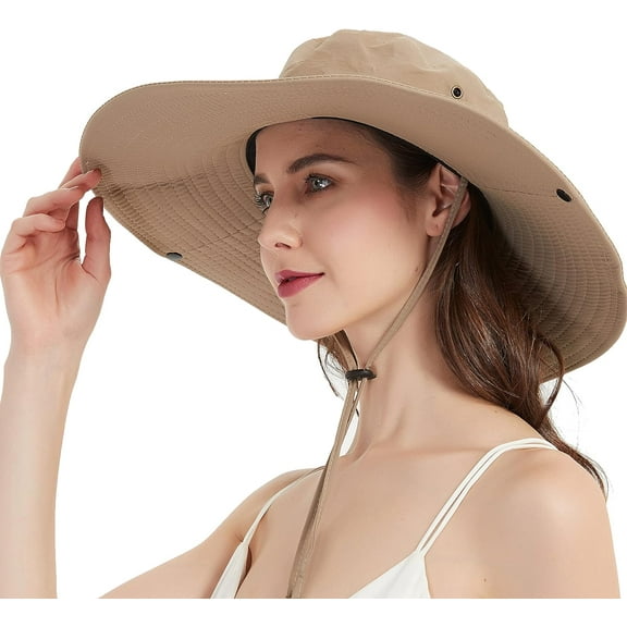 Super Wide Brim Sun Hat UPF 50 Protection Hats for Mens/Womens Large Buket hat for Fishing, Hiking, Gardening