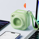 thumbnail image 2 of Altavoz Bluetooth con Forma de CáMara Retro, Mini Subwoofer PortáTil InaláMbrico para Exteriores, Color Verde., 2 of 5