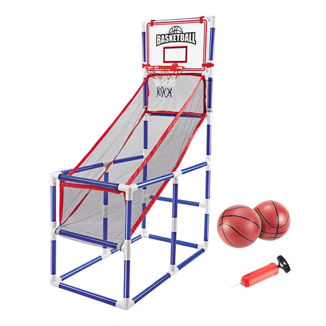 Bolas inflables interiores del baloncesto del tiroteo del juego de baloncesto de la arcada con la bomba de aire 47x92cm 2 Bolas