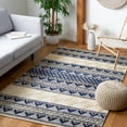 thumbnail image 2 of SAFAVIEH Natura Dusan Geometric Area Rug, Navy/Ivory, 3' x 5', 2 of 8